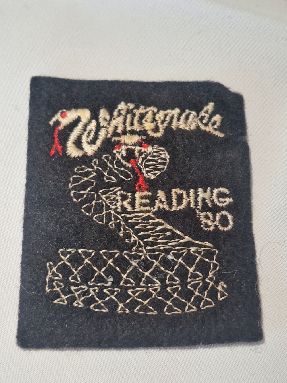 1980 Whitesnake Reading 80 Festival Embroidered Patch David Coverdale RARE